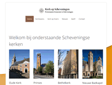 Tablet Screenshot of kerkopscheveningen.nl
